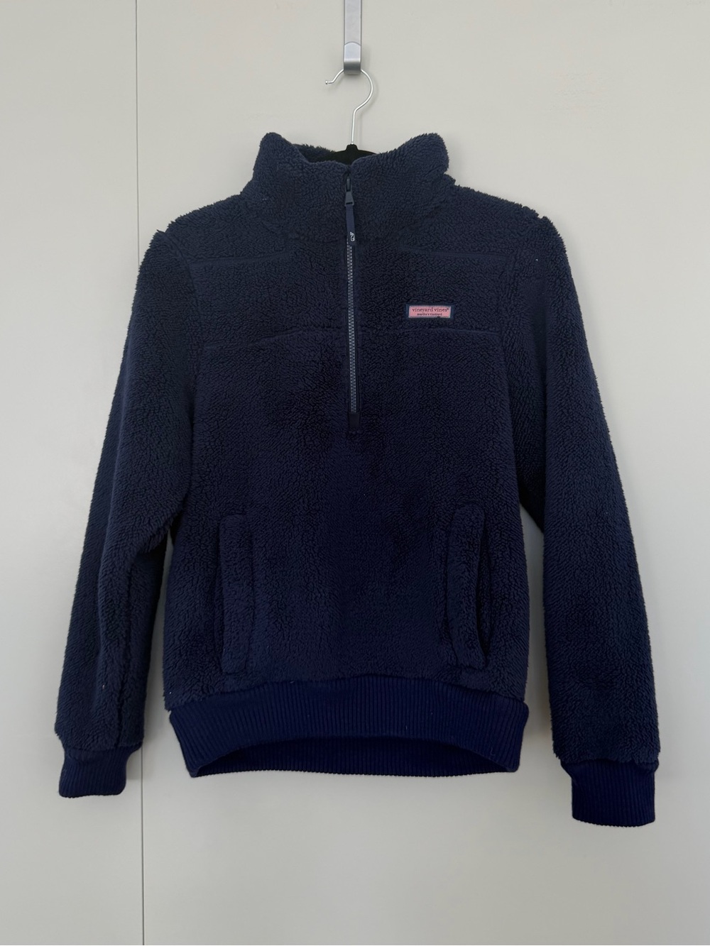 NWT Vineyard Vines Plush Teddy Quarter Zip Shep Shirt